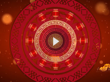 視頻片頭作品:春節(jié)喜慶片頭