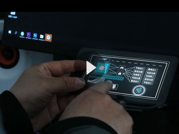 視頻作品:科技跟蹤未來(lái)科技HUD屏幕